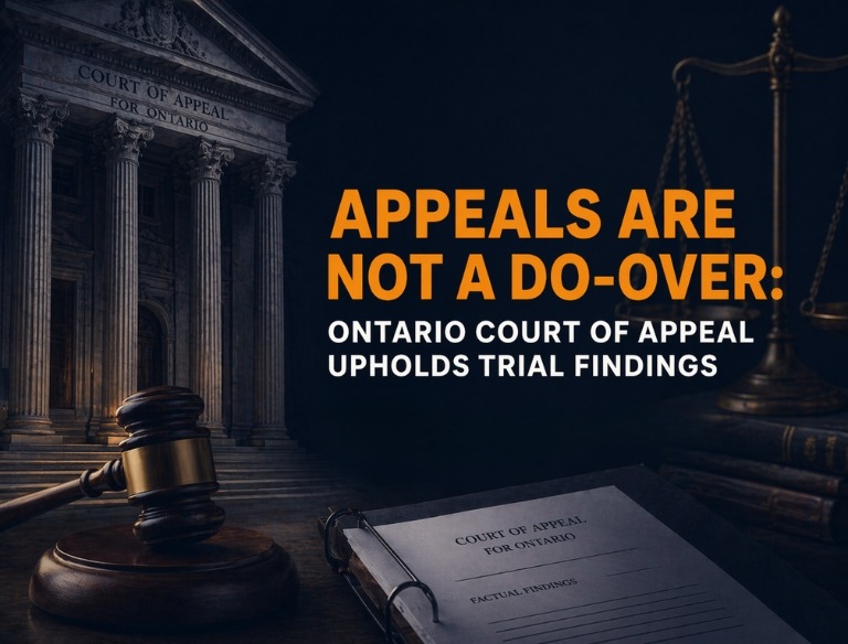 Appeals are not a do-over